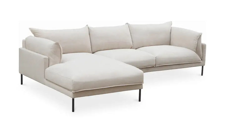 Carmen Left Facing Sectional - Beige