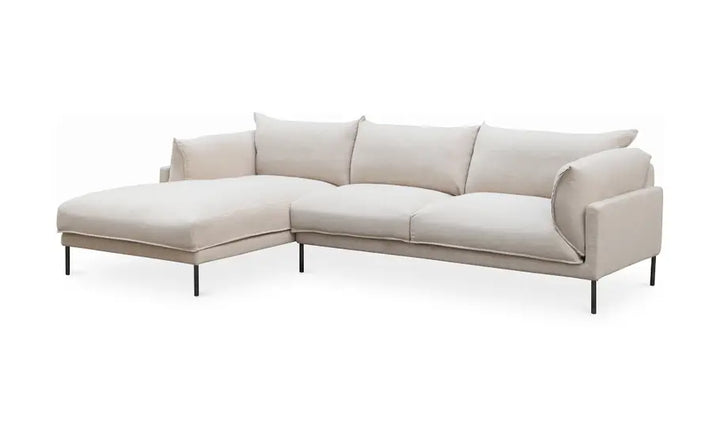 Carmen Left Facing Sectional - Beige