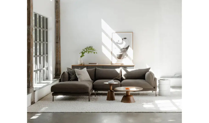 Carmen Left Facing Sectional - Grey