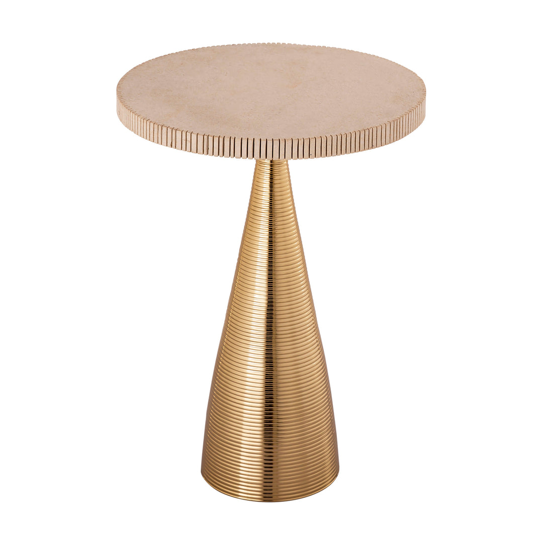Celestine Ribbed Side Table