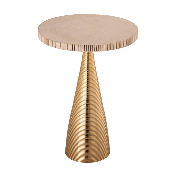 Celestine Ribbed Side Table