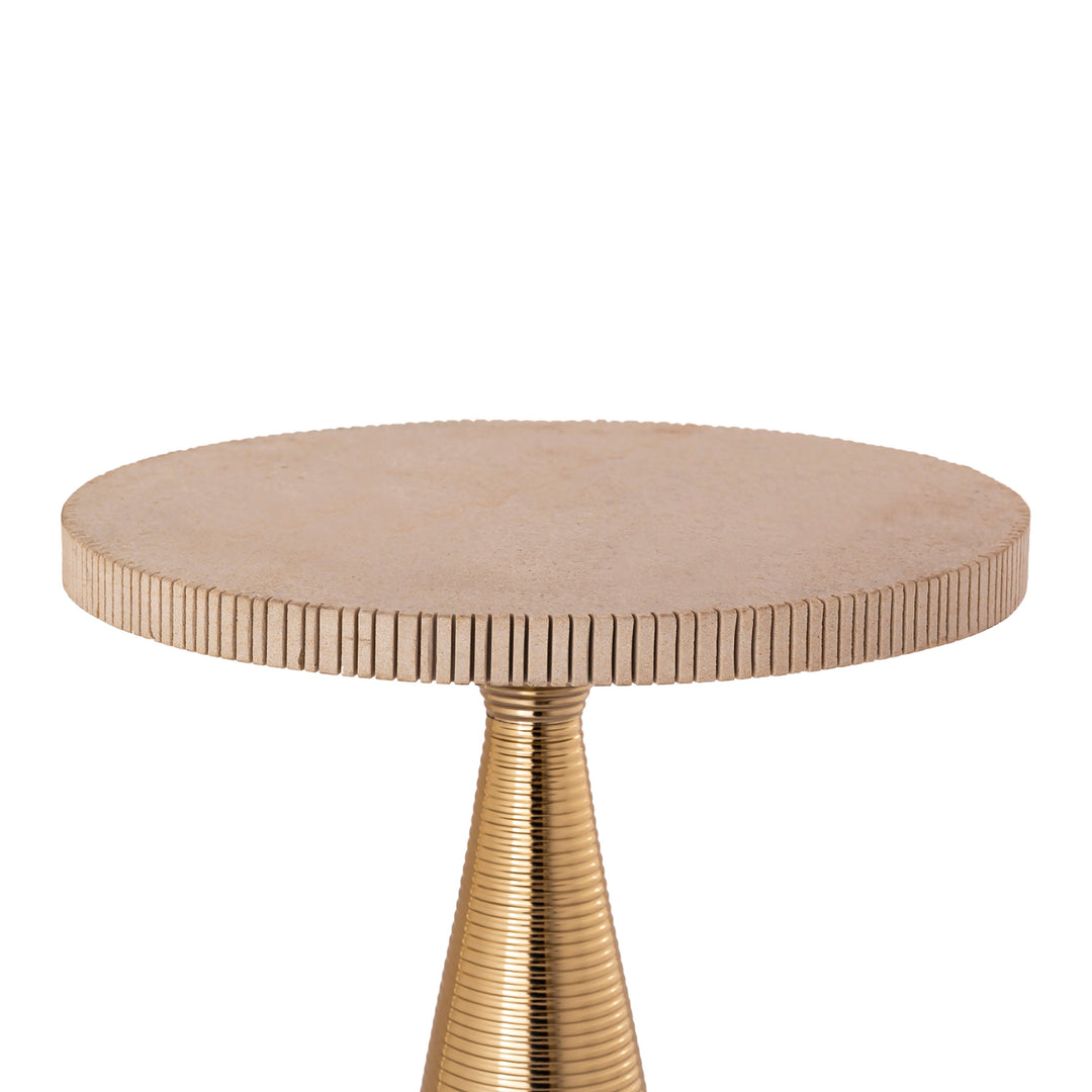 Celestine Ribbed Side Table
