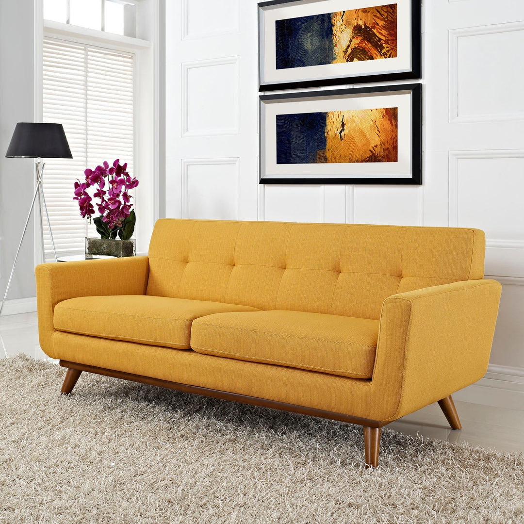 Gage Fabric Loveseat - Citrus