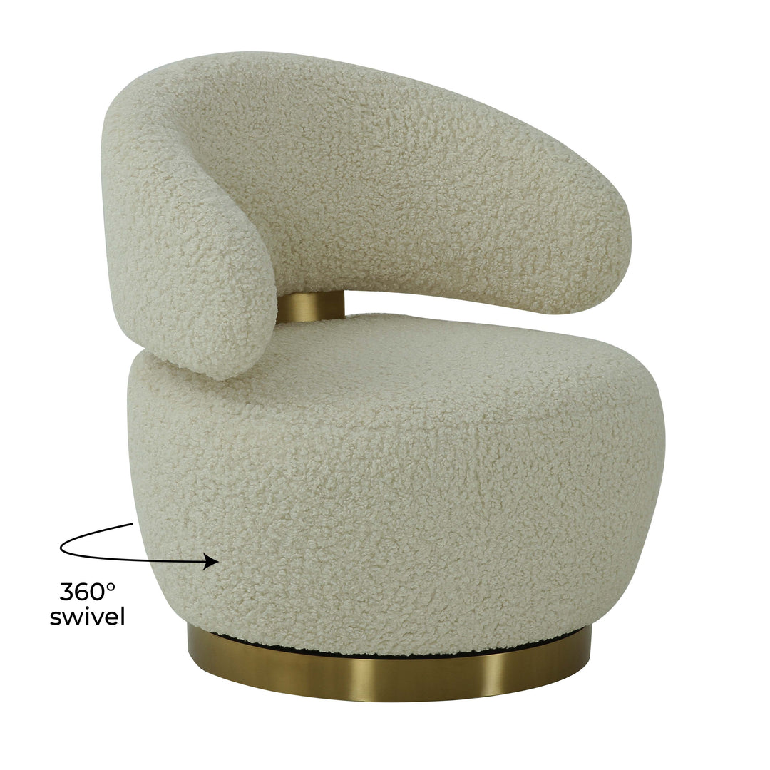 Dallas Faux Shearling Chair