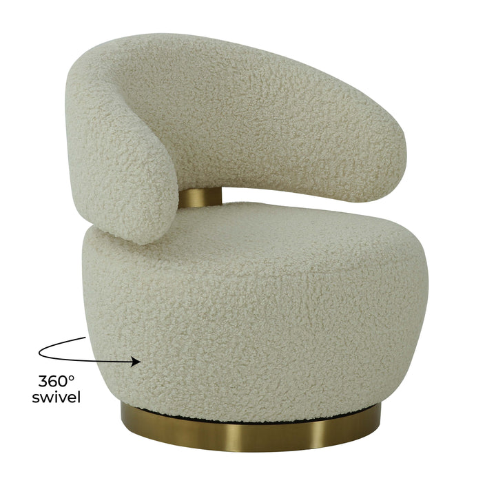 Dallas Faux Shearling Chair