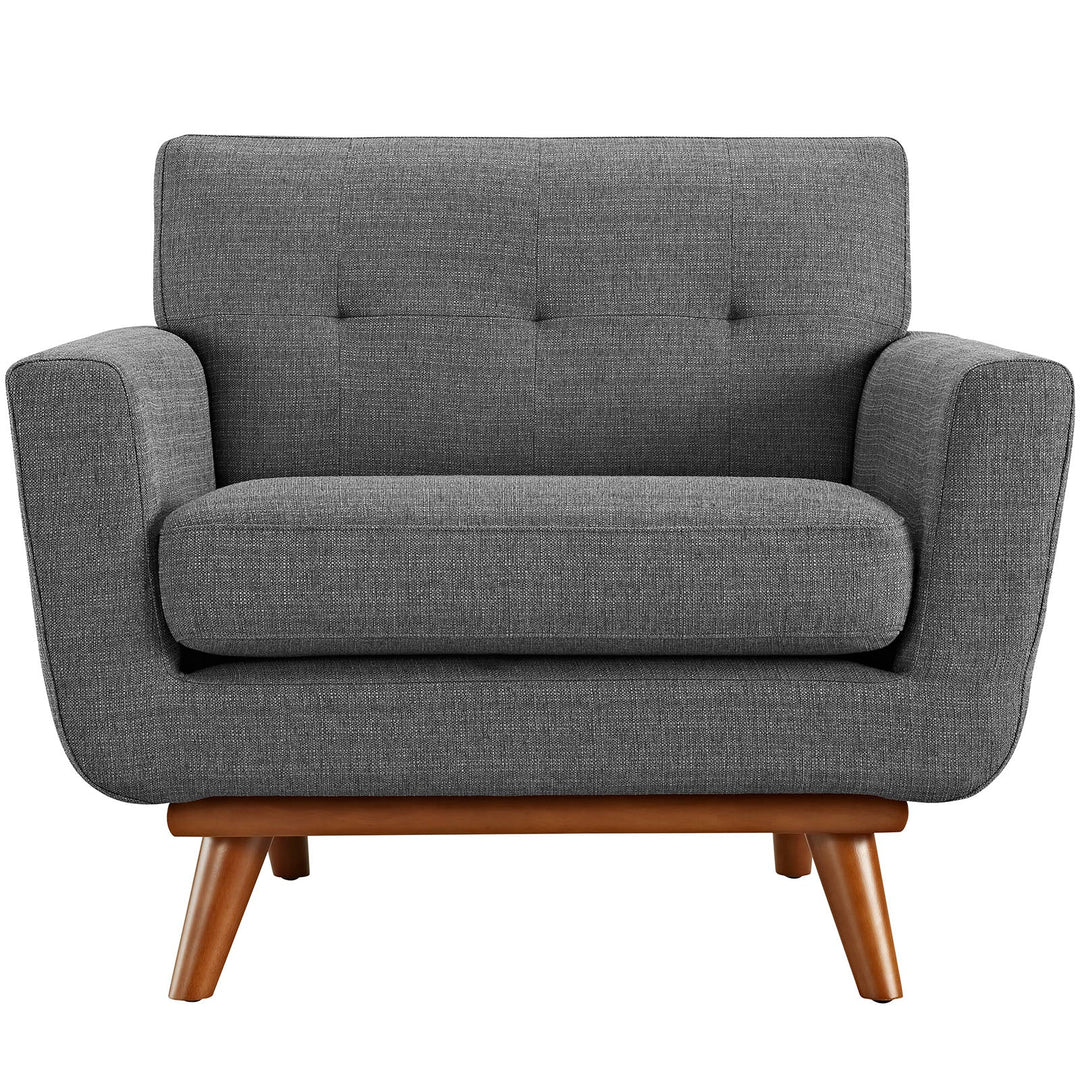 Gage Fabric Armchair - Gray