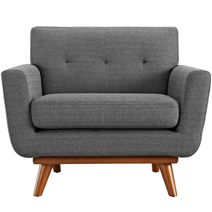 Gage Fabric Armchair - Gray