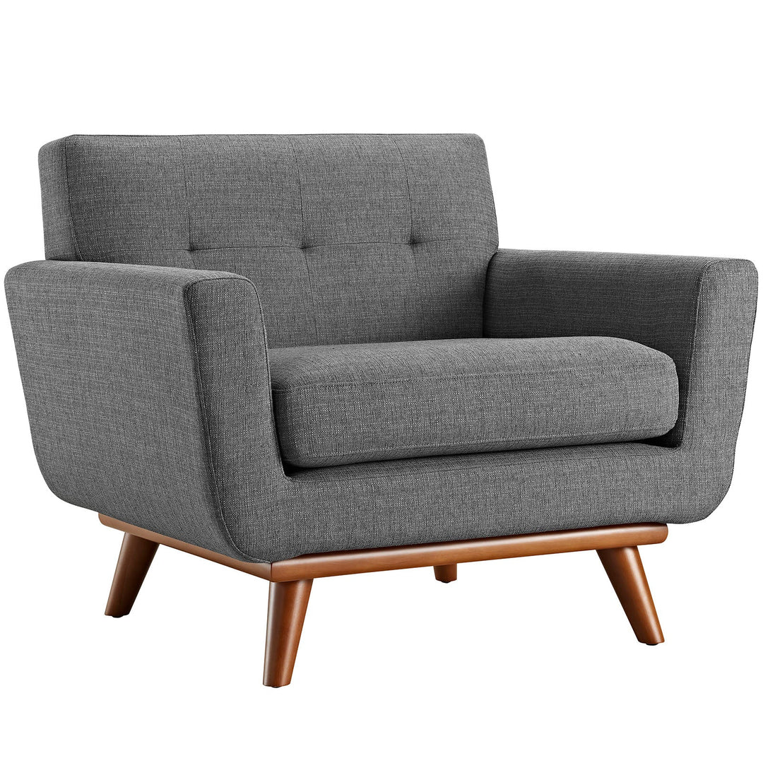 Gage Fabric Armchair - Gray