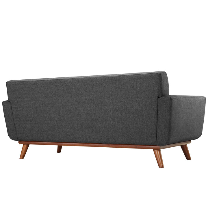 Gage Fabric Loveseat - Gray