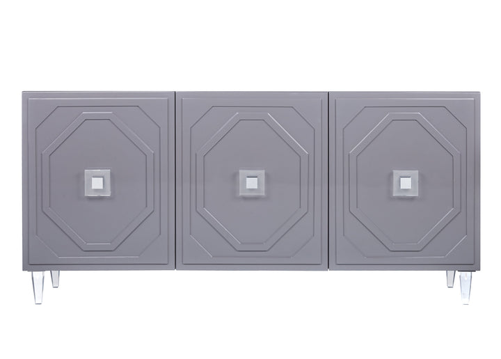 Eos Grey Lacquer Buffet