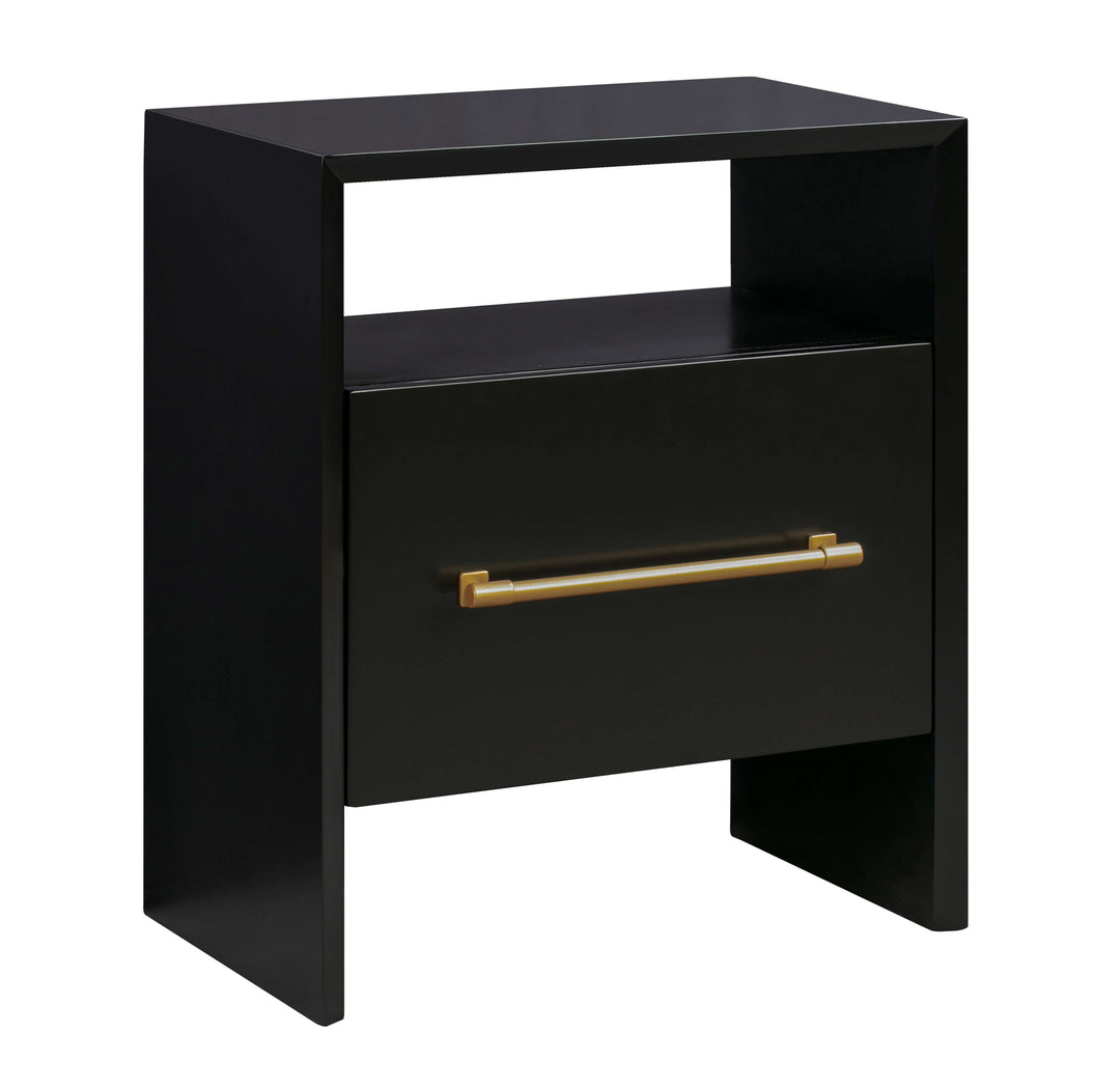 Freedom Black Nightstand