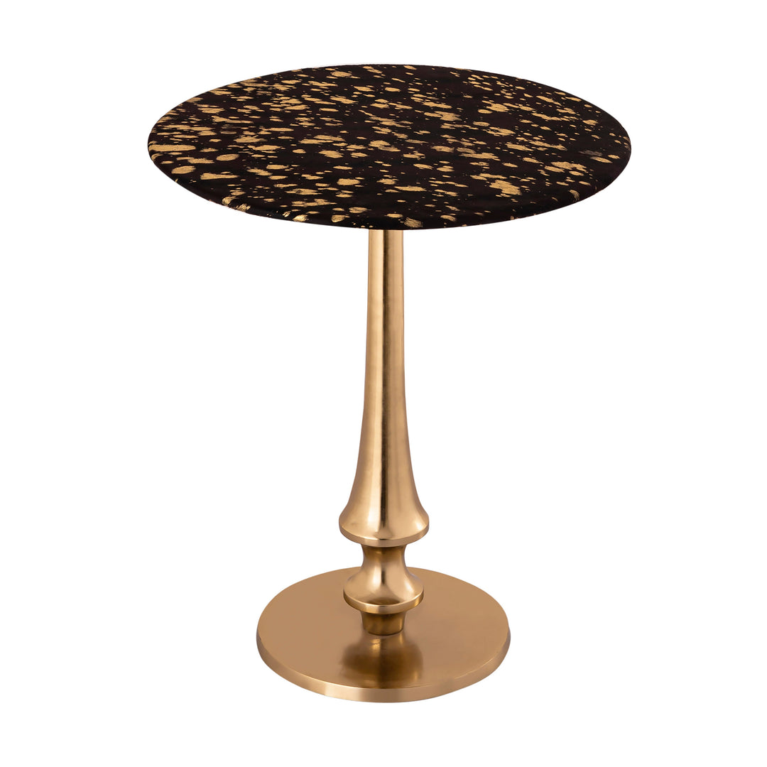 Gilded Goathide Side Table