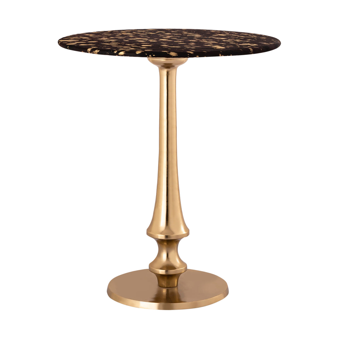 Gilded Goathide Side Table