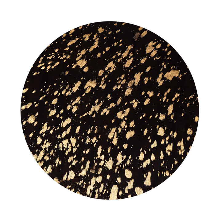 Gilded Goathide Side Table
