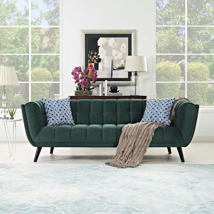 Weste Performance Velvet Sofa - Green