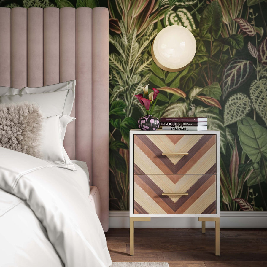 Harper White Side Table