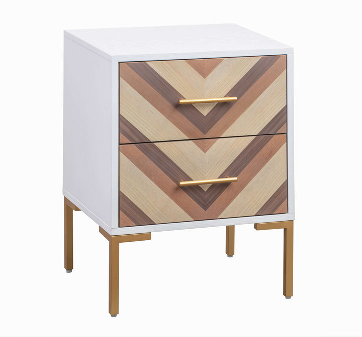 Harper White Side Table