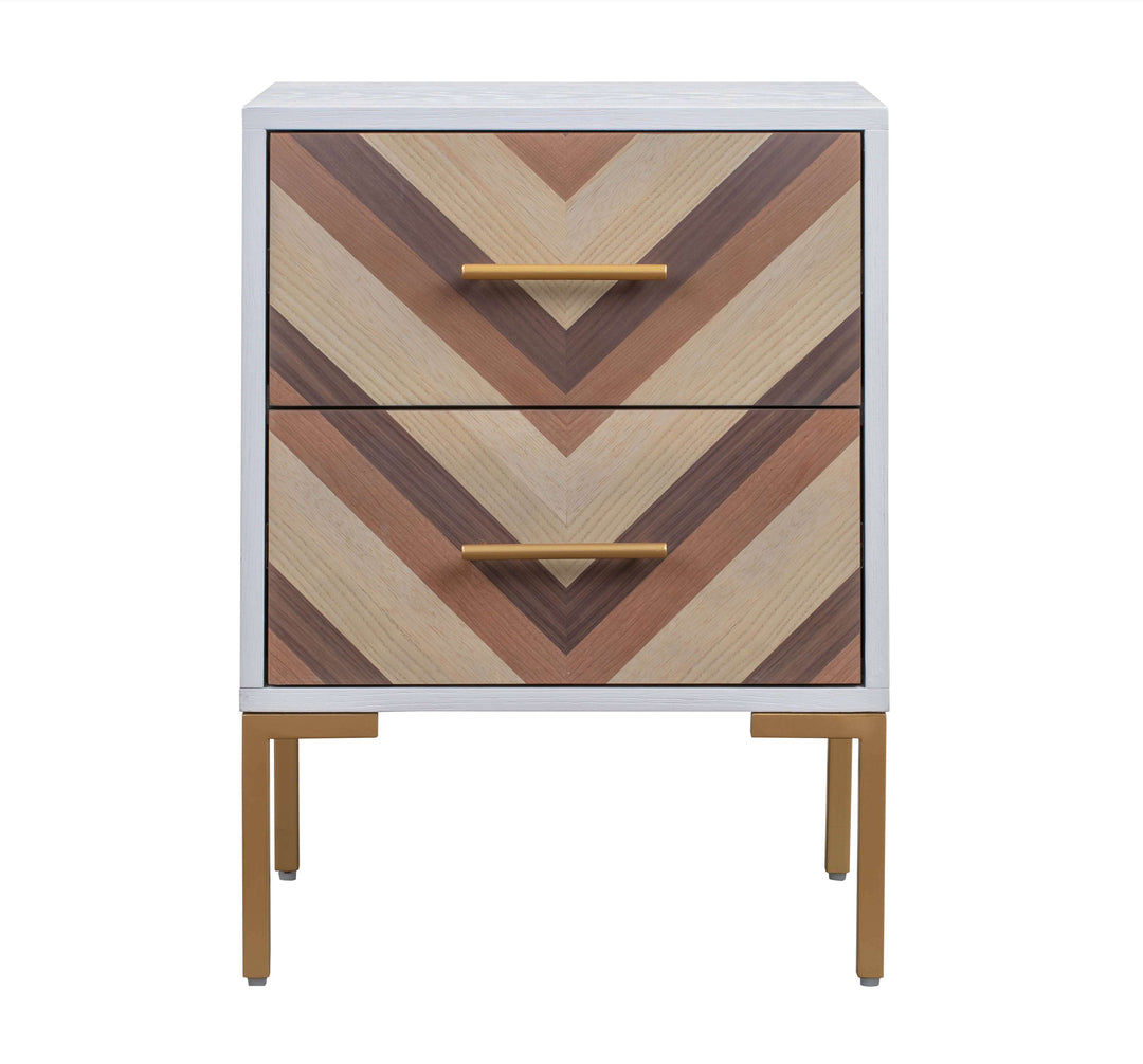 Harper White Side Table