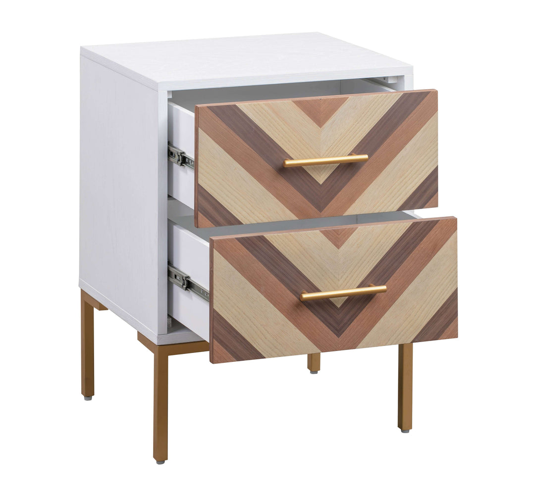 Harper White Side Table
