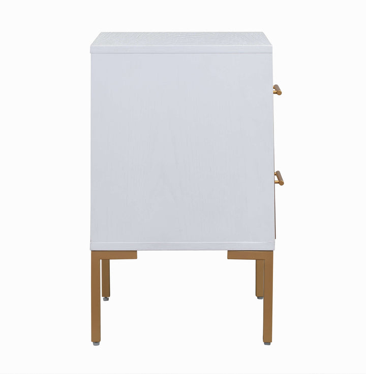 Harper White Side Table