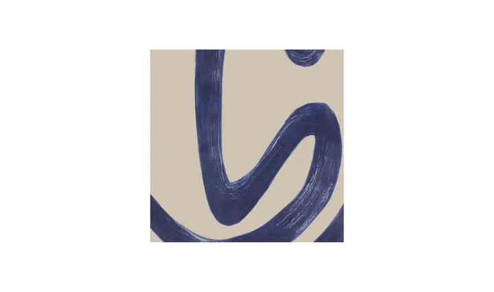 Indigo Strokes Framed Print 1