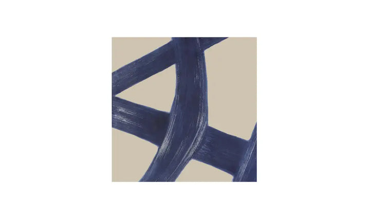 Indigo Strokes Framed Print 2