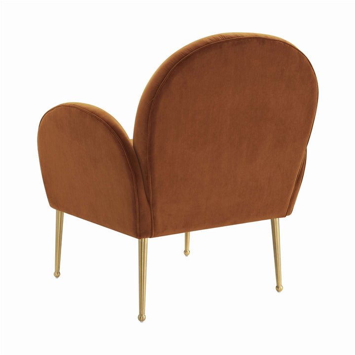 Isla Cognac Velvet Chair