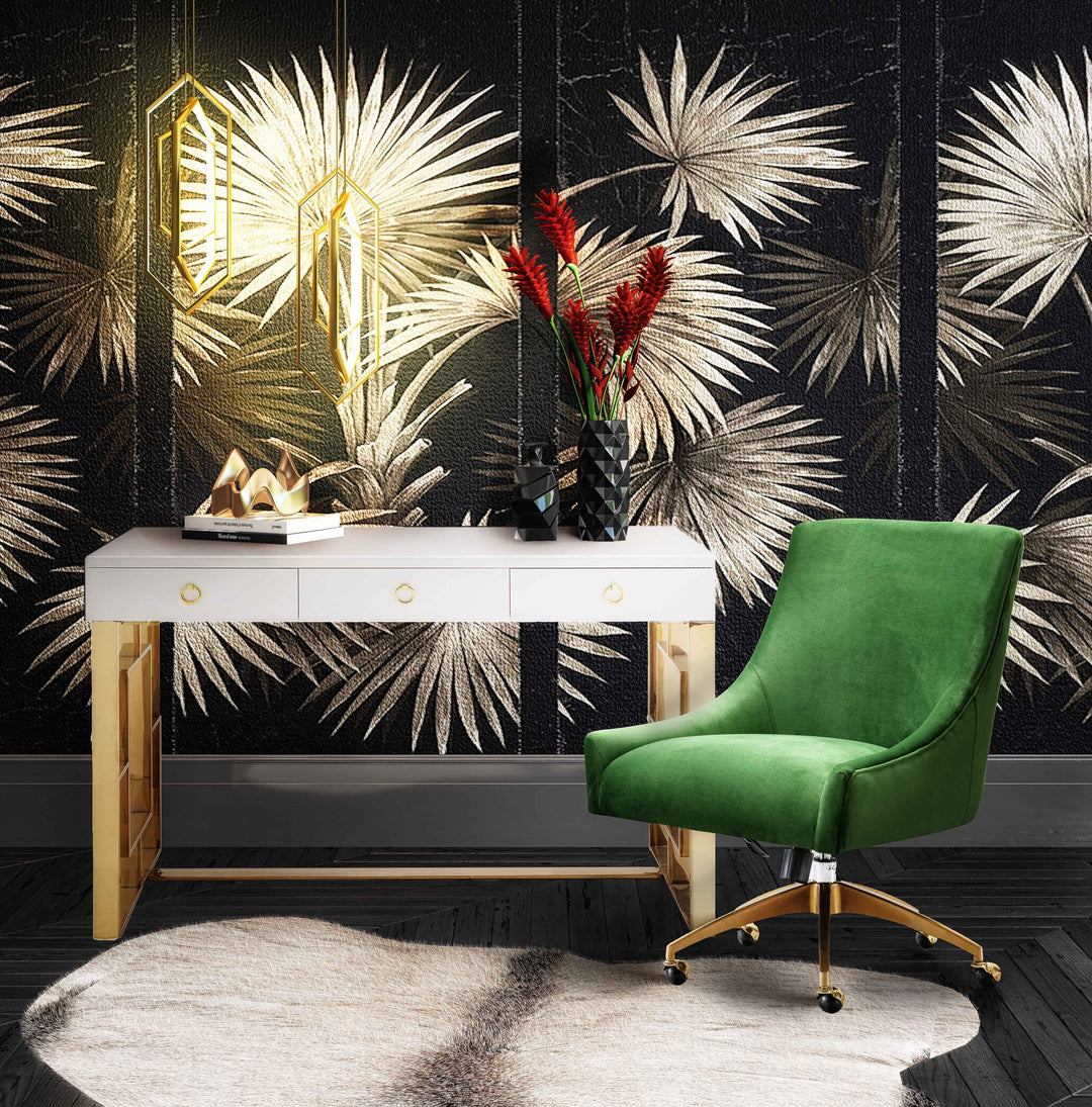 Jade Green Office Swivel Chair