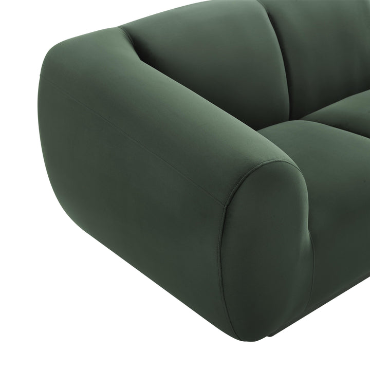 Jasper Forest Green Velvet Sofa