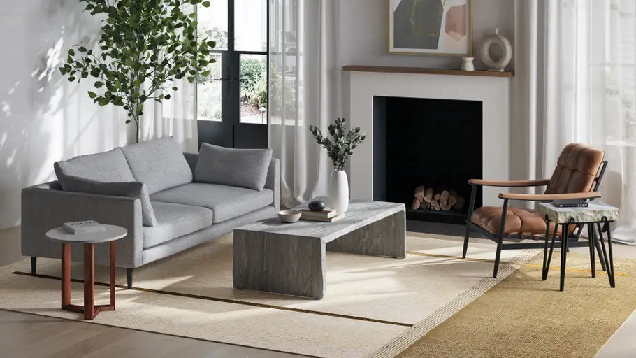 Jasper Side Table - White