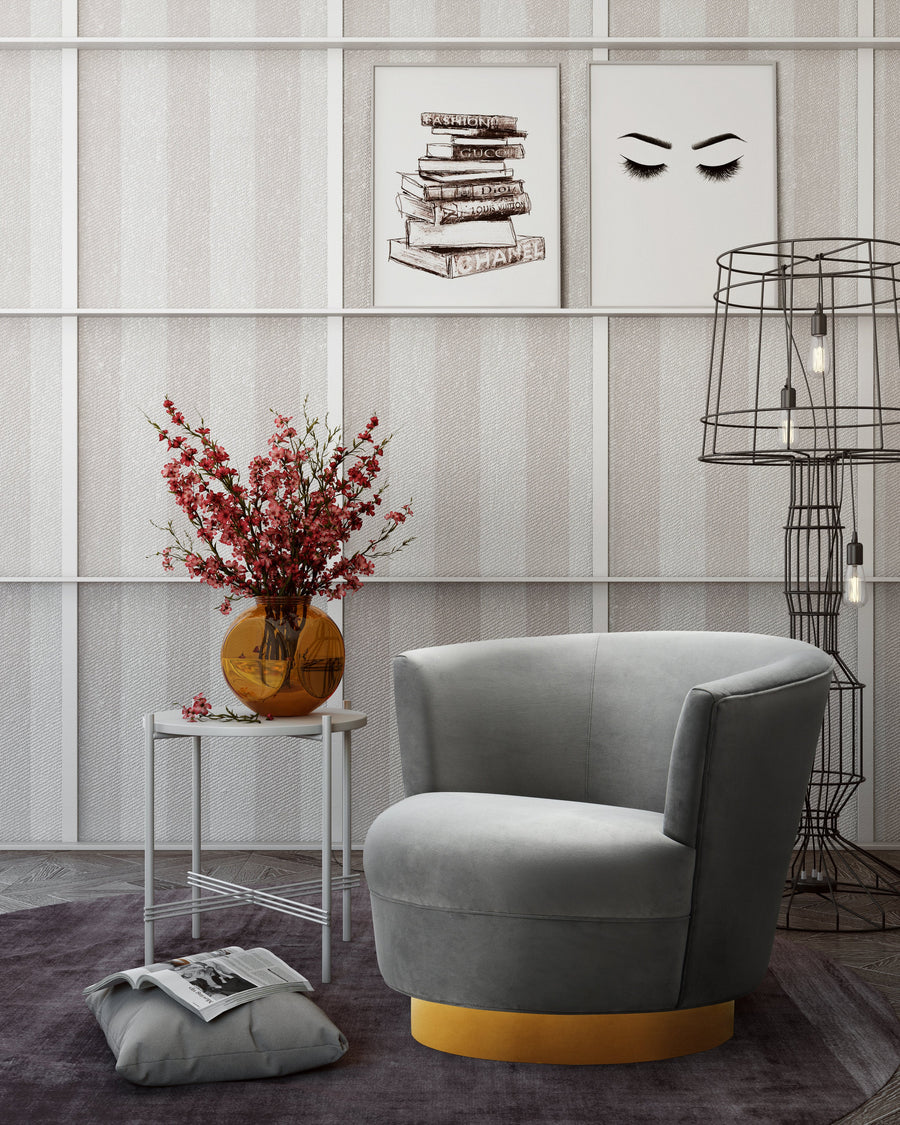 Liam Grey Swivel Chair