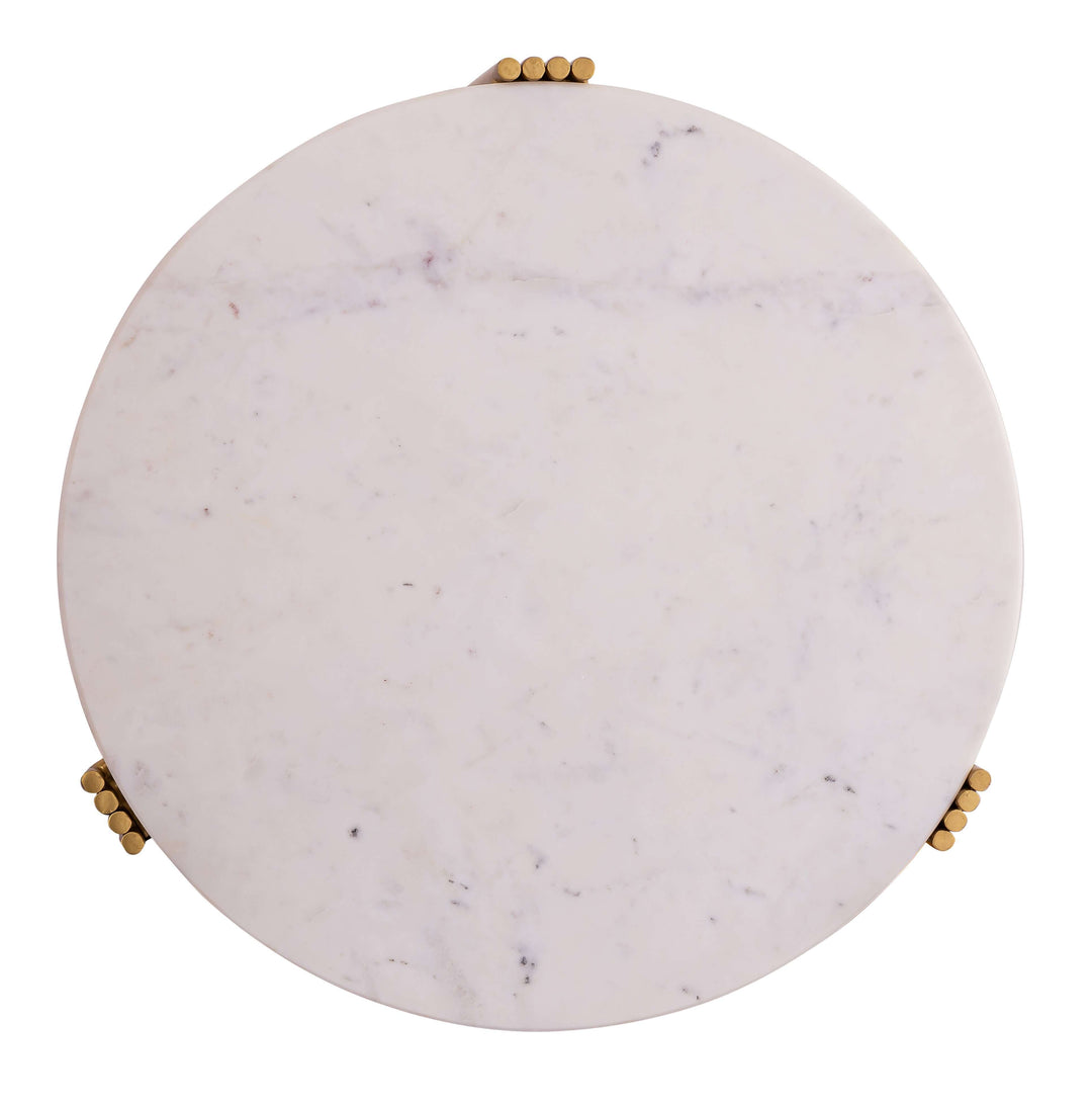 livia marble side table by inspire me home decor