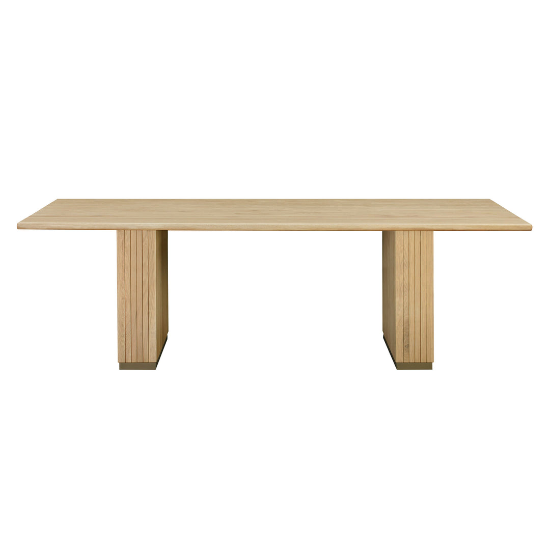 London Oak Wood Dining Table