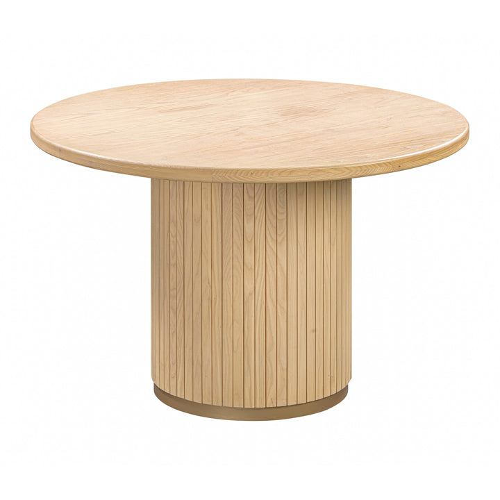 London Round Oak Dining Table