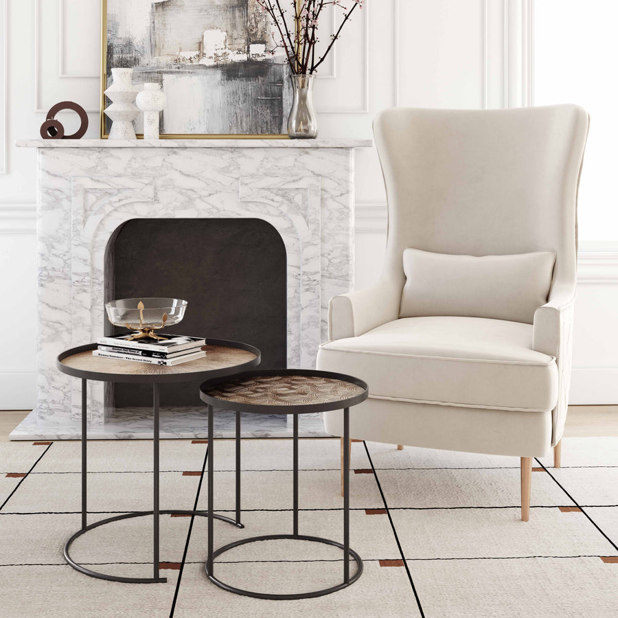 Luna Round Nesting Tables