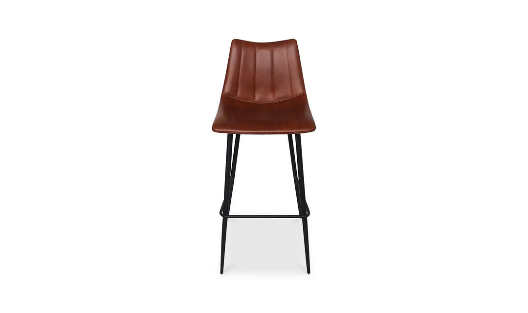 Nico Cognac Bar Stool- Set Of Two
