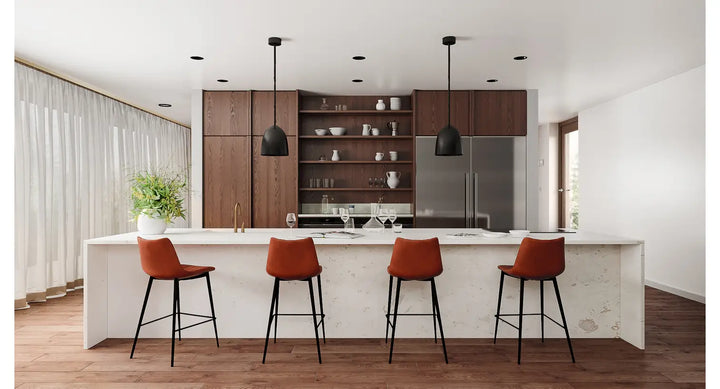 Nico Cognac Counter Stool - Set Of Two