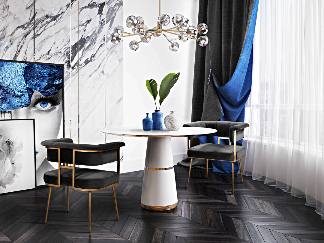 Nova Grey Velvet Chair