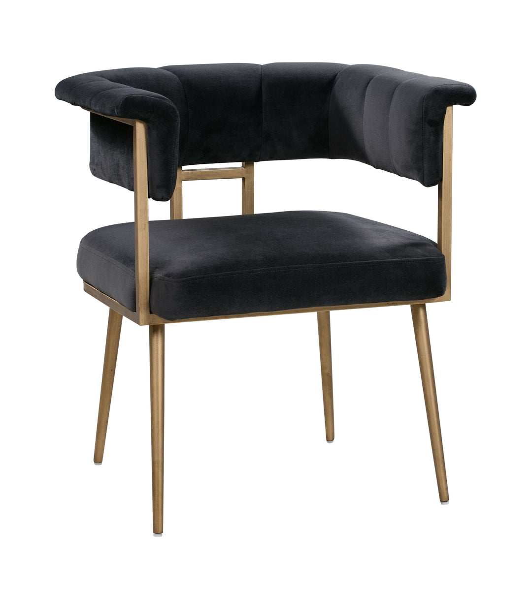 Nova Grey Velvet Chair