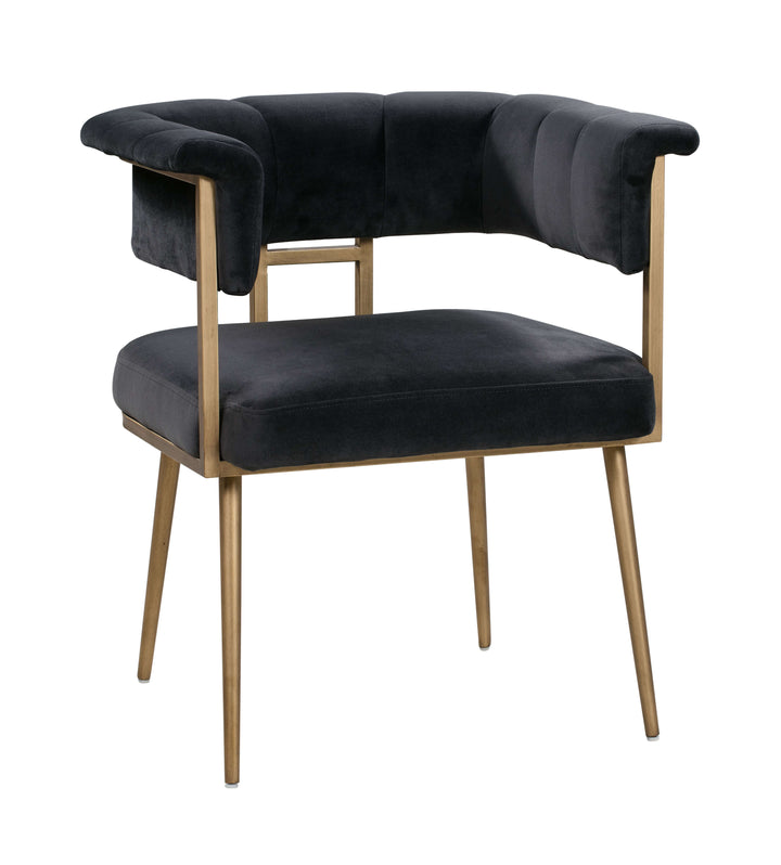 Nova Grey Velvet Chair