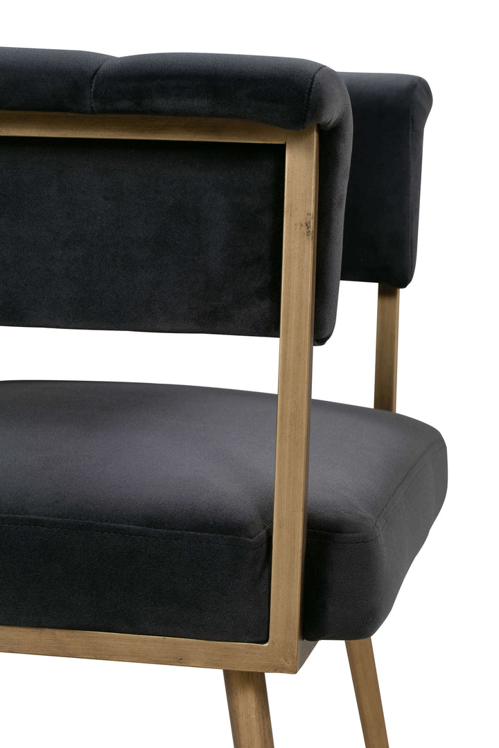Nova Grey Velvet Chair