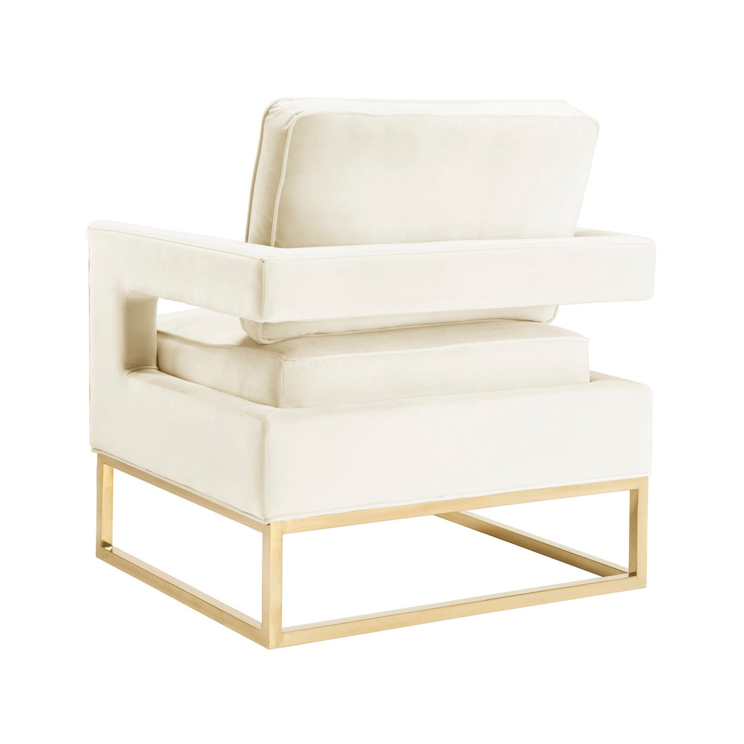 Olivia Cream Velvet Chair