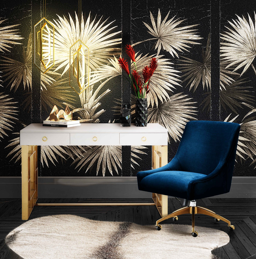 Penelope Navy Office Swivel Chair