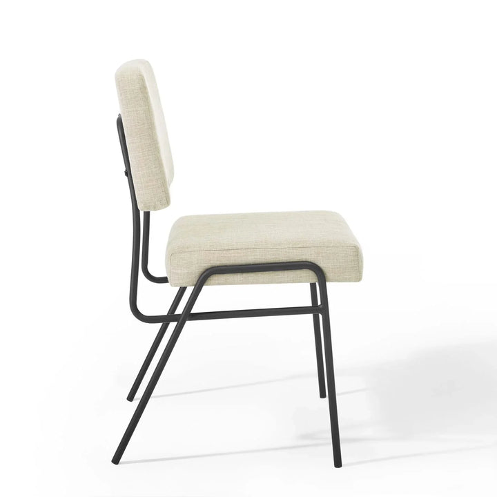 Raf Fabric Dining Chair - Beige