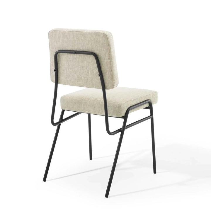 Raf Fabric Dining Chair - Beige