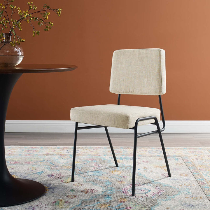 Raf Fabric Dining Chair - Beige