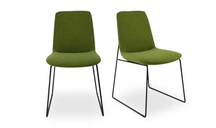 Rachel Dining Chair Set of Two - Green