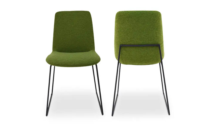 Rachel Dining Chair Set of Two - Green