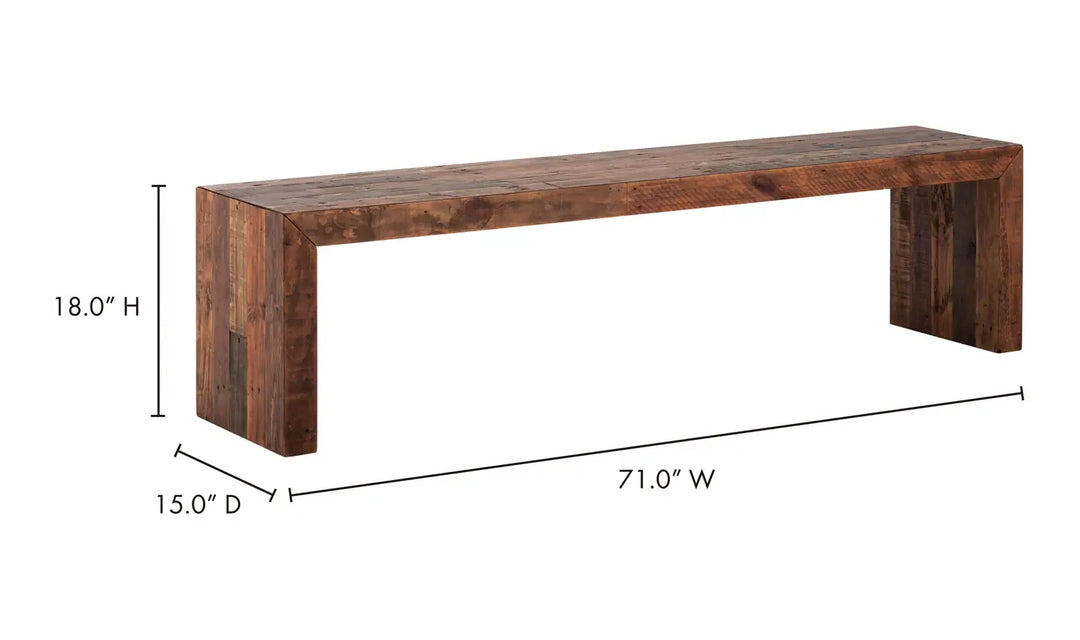Retro Bench Large