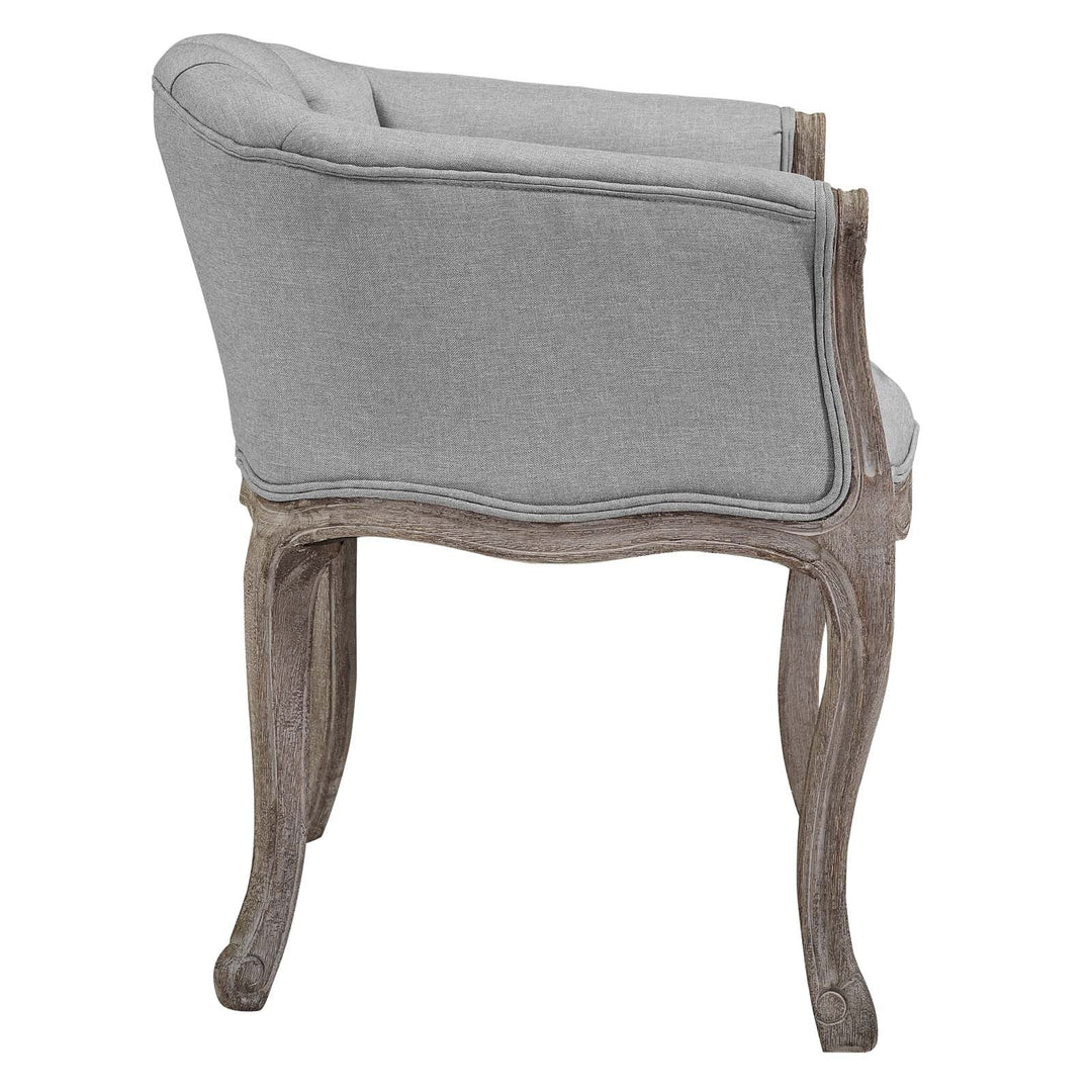Rowan Vintage French Upholstered Fabric Accent Chair
